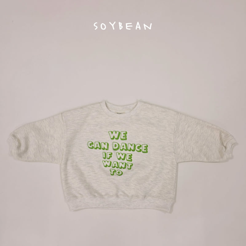 Soybean - Korean Children Fashion - #childrensboutique - Embroidered Lettering Sweatshirt - 9
