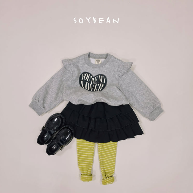 Soybean - Korean Children Fashion - #childofig - Rubber Frill Sweatshirt - 4