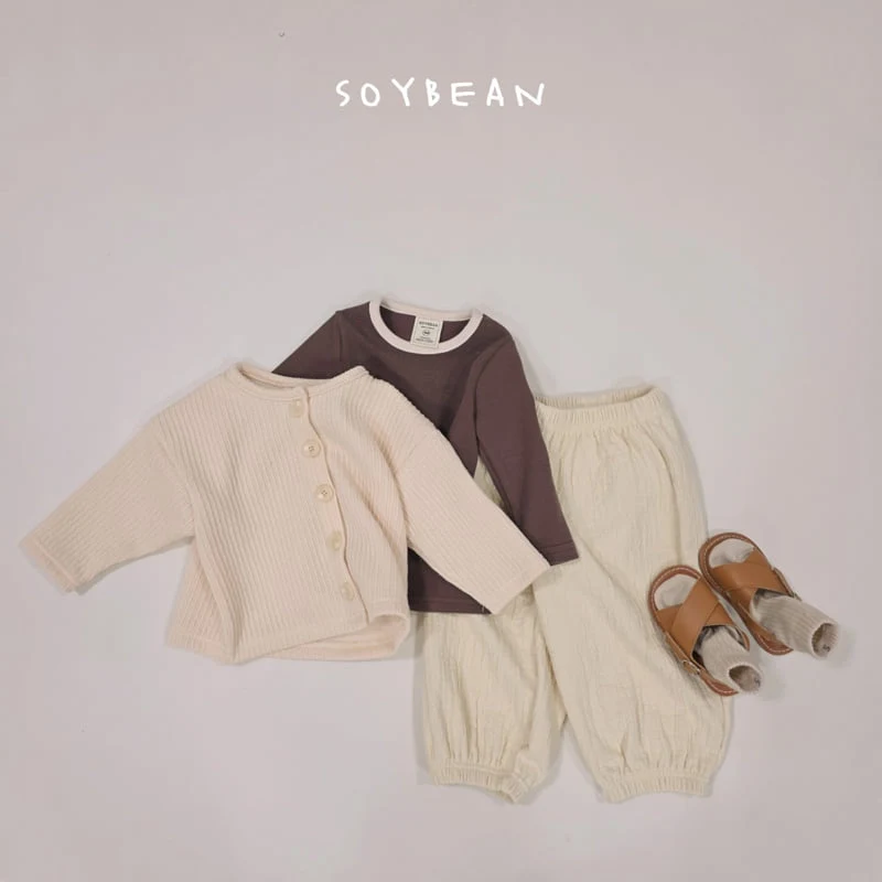 Soybean - Korean Children Fashion - #childrensboutique - Daon Set (set of 3) - 3