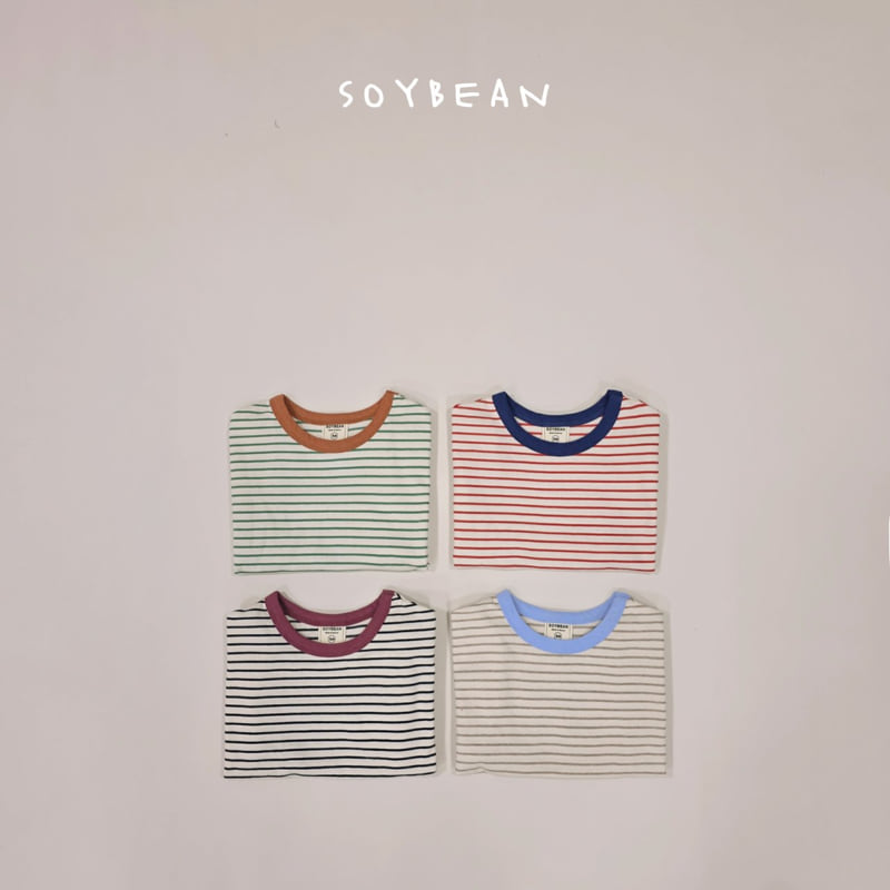 Soybean - Korean Children Fashion - #childrensboutique - Captain Stripe Tee