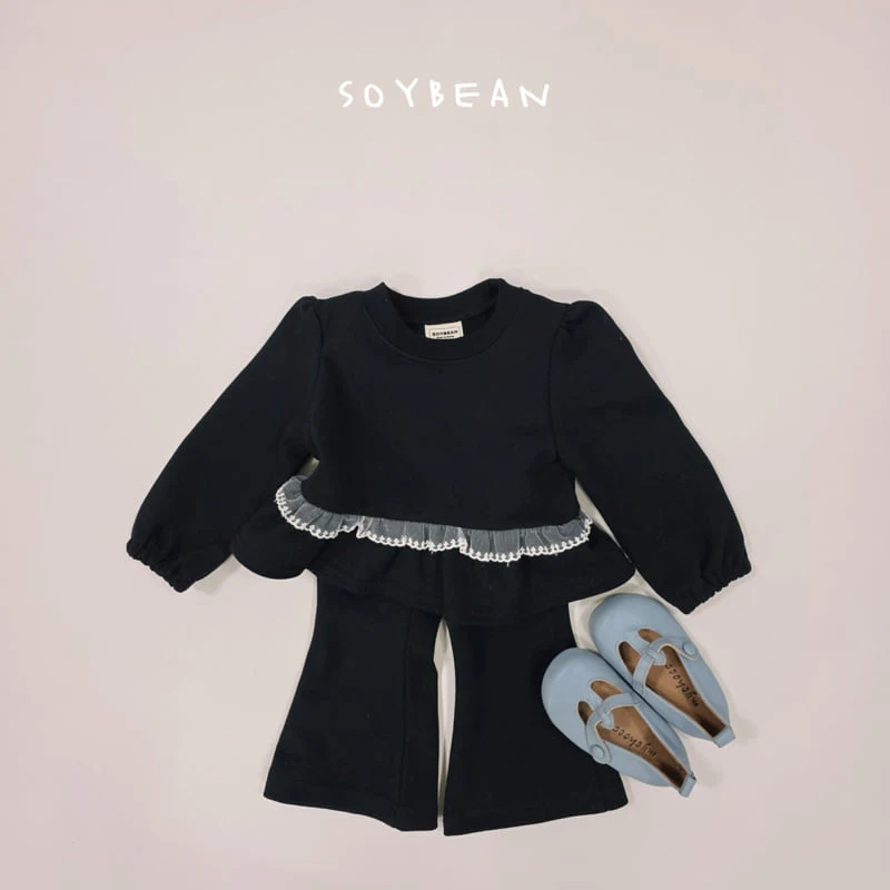 Soybean - Korean Children Fashion - #childrensboutique - Blossom Frill Top Bottom Set - 5
