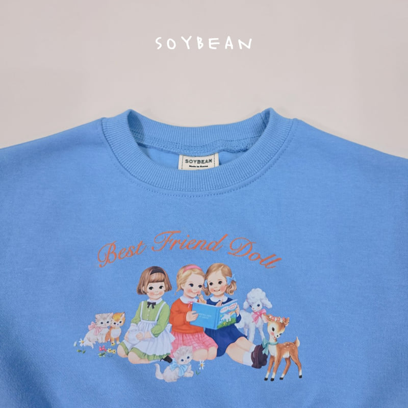 Soybean - Korean Children Fashion - #childrensboutique - Friends Frill Top Bottom Set - 12