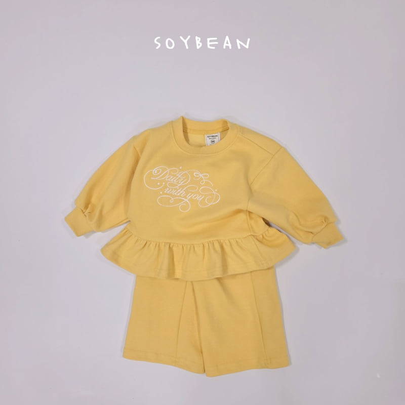 Soybean - Korean Children Fashion - #childrensboutique - Daily Frill Top Bottom Set - 11