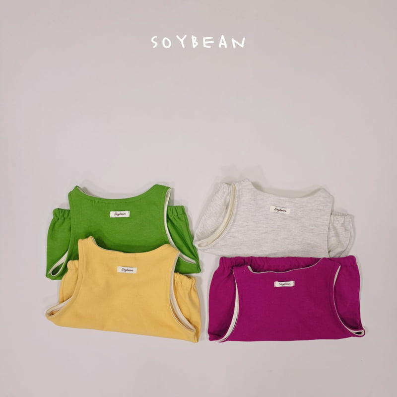 Soybean - Korean Children Fashion - #designkidswear - Layered Vest Jogger Set - 11