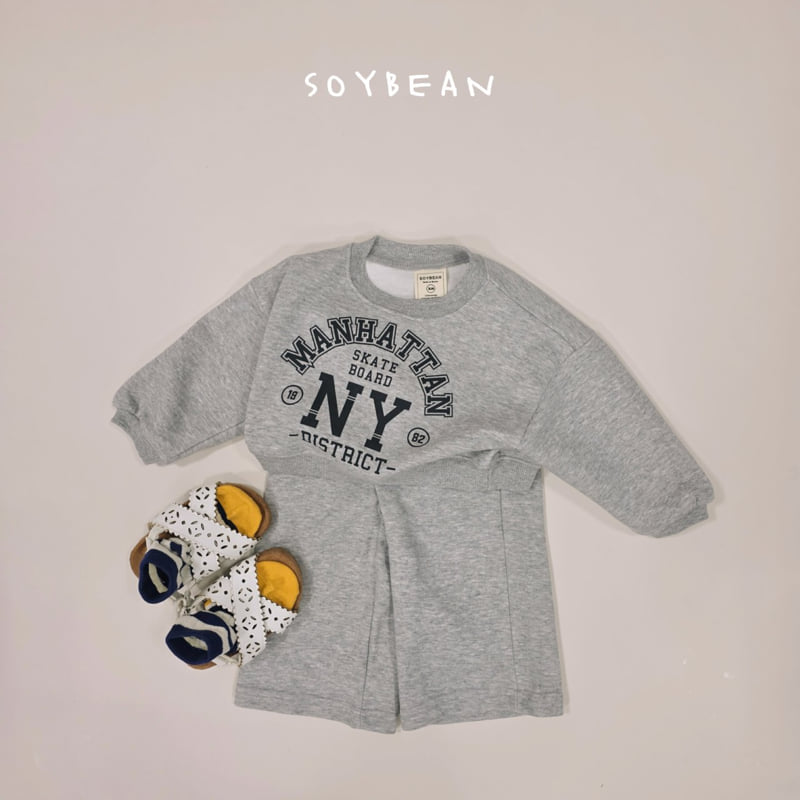 Soybean - Korean Children Fashion - #designkidswear - Manhattan Crop Top Bottom Set - 3