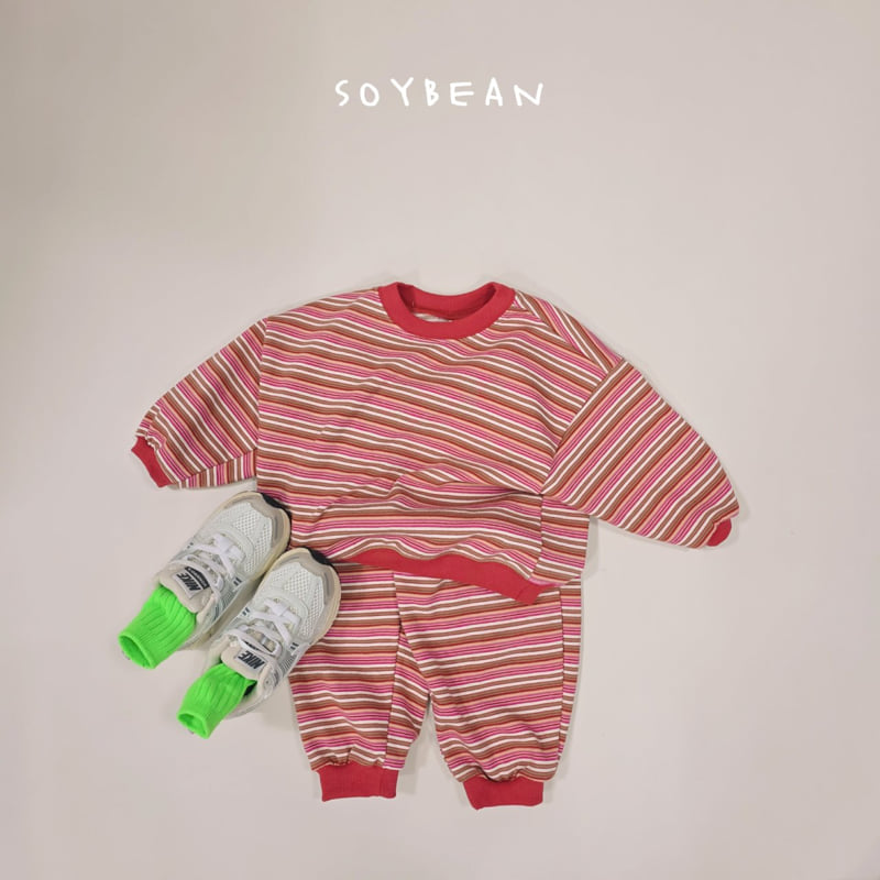 Soybean - Korean Children Fashion - #designkidswear - Rainbow Top Bottom Set - 3