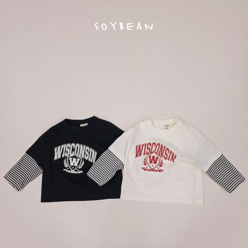 Soybean - Korean Children Fashion - #designkidswear - Wiscon Layered Tee