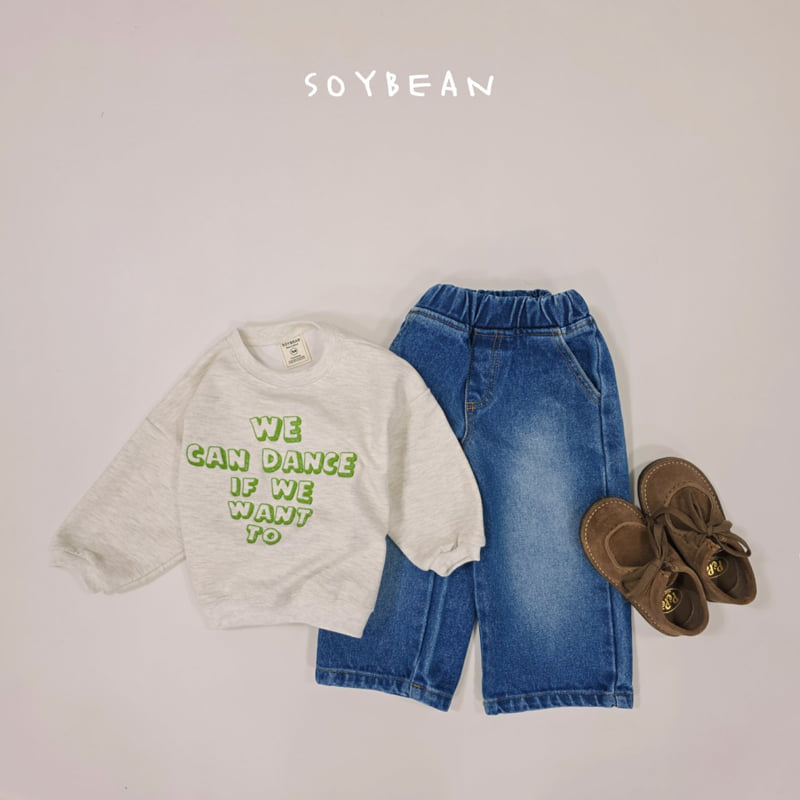 Soybean - Korean Children Fashion - #designkidswear - Embroidered Lettering Sweatshirt - 10