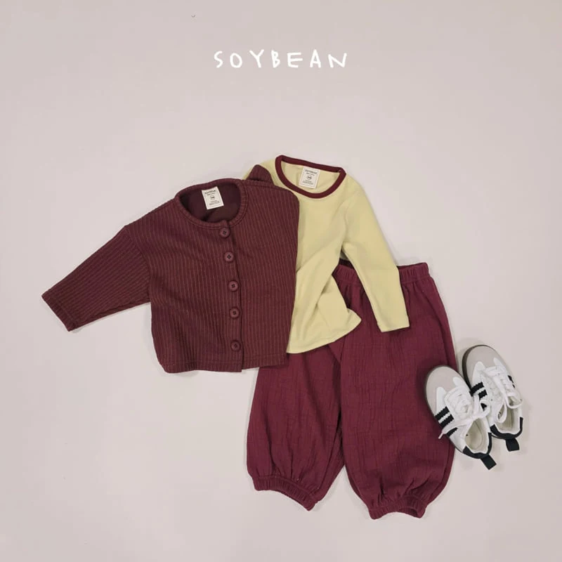 Soybean - Korean Children Fashion - #childrensboutique - Daon Set (set of 3) - 4