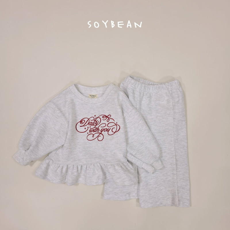 Soybean - Korean Children Fashion - #designkidswear - Daily Frill Top Bottom Set - 12