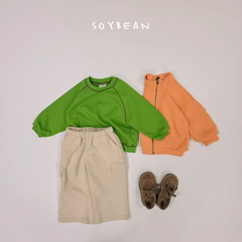 Soybean - Korean Children Fashion - #discoveringself - Wide Cargo Pants - 8