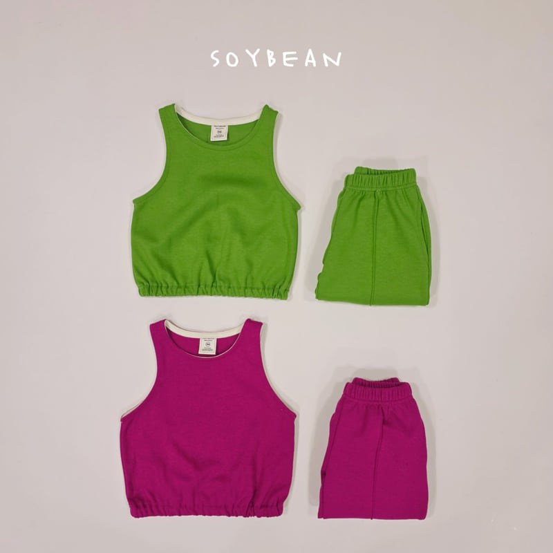 Soybean - Korean Children Fashion - #discoveringself - Layered Vest Jogger Set - 12