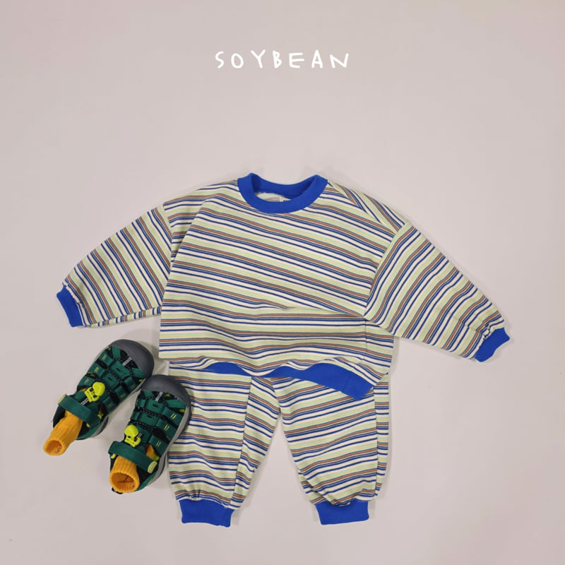 Soybean - Korean Children Fashion - #designkidswear - Rainbow Top Bottom Set - 4