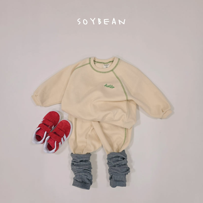 Soybean - Korean Children Fashion - #discoveringself - Hello Stitch Top Bottom Set - 3
