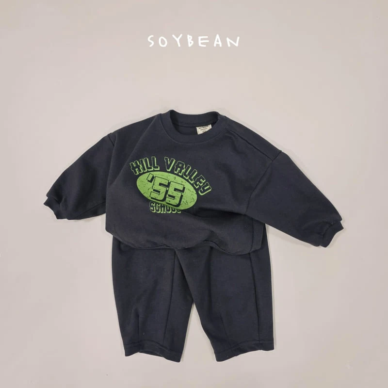 Soybean - Korean Children Fashion - #discoveringself - School Curved Top Bottom Set - 12