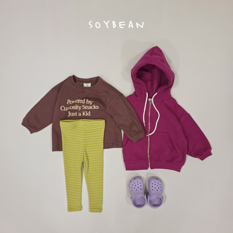 Soybean - Korean Children Fashion - #discoveringself - Soft Stripe Leggings - 12
