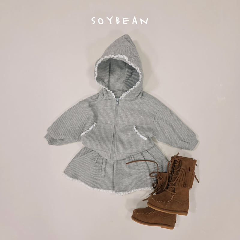 Soybean - Korean Children Fashion - #discoveringself - Hooded Lace Set - 10