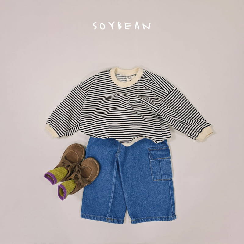 Soybean - Korean Children Fashion - #discoveringself - Cargo Denim Pants - 3