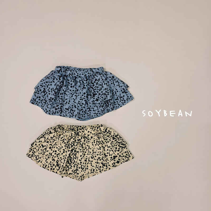 Soybean - Korean Children Fashion - #fashionkids - Leopard Dot Tiered Skirt - 8