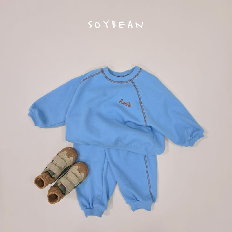 Soybean - Korean Children Fashion - #discoveringself - Hello Stitch Top Bottom Set - 4