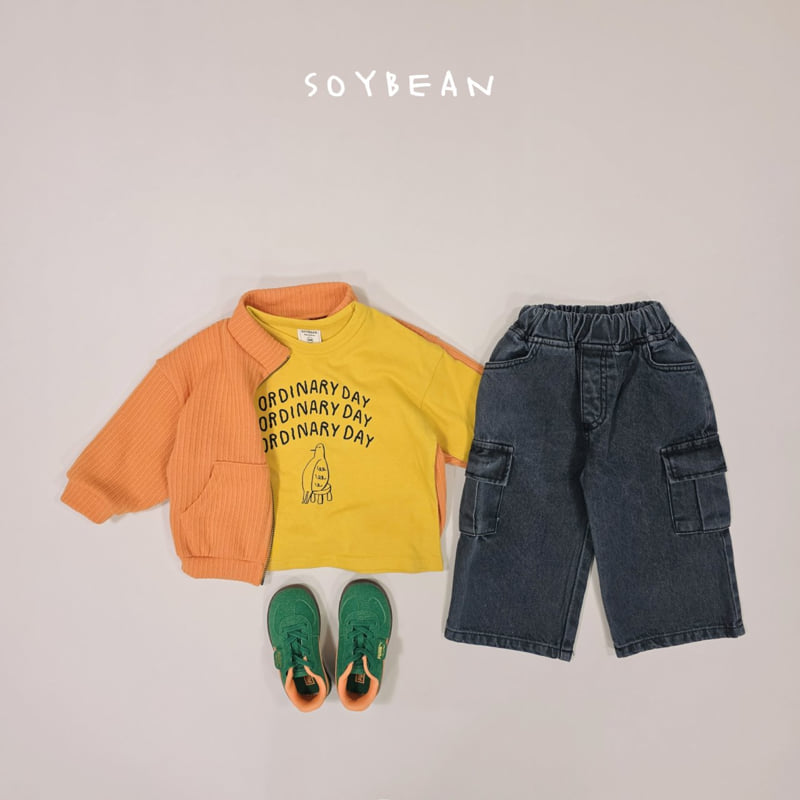 Soybean - Korean Children Fashion - #fashionkids - Half Lounge Zip-Up - 12