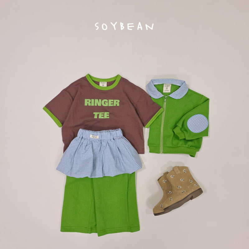 Soybean - Korean Children Fashion - #fashionkids - Check Pumpkin Wide Pants - 8
