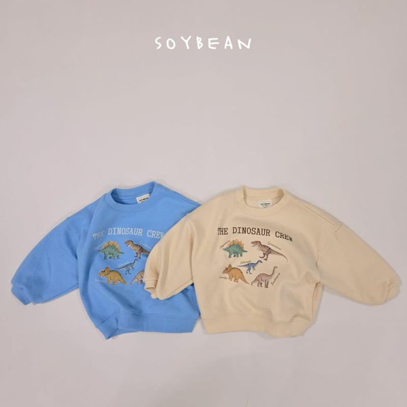 Soybean - Korean Children Fashion - #fashionkids - Dino Crew Sweatshirt