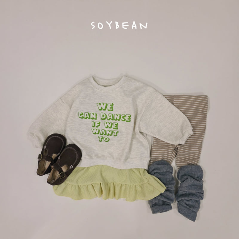 Soybean - Korean Children Fashion - #fashionkids - Embroidered Lettering Sweatshirt - 12