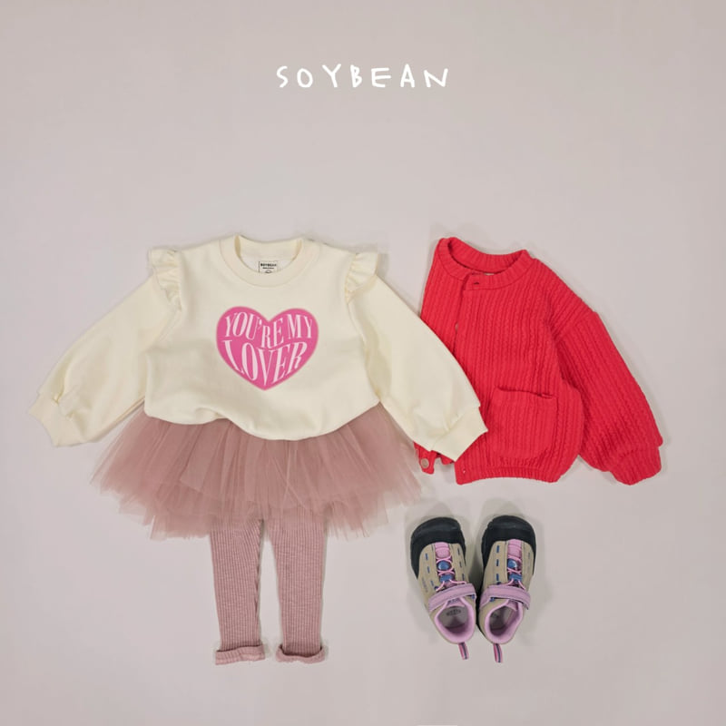 Soybean - Korean Children Fashion - #fashionkids - Rubber Frill Sweatshirt - 7