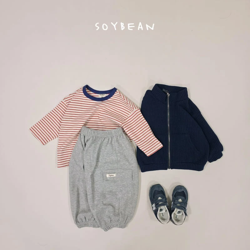 Soybean - Korean Children Fashion - #discoveringself - Captain Stripe Tee - 4