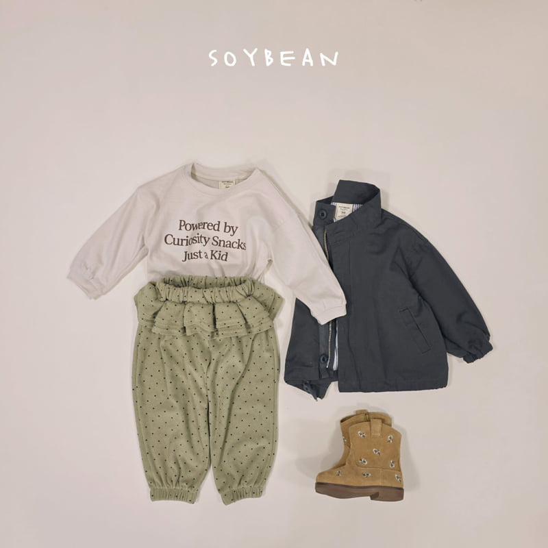 Soybean - Korean Children Fashion - #fashionkids - Dot Tiered Jogger Pants - 7