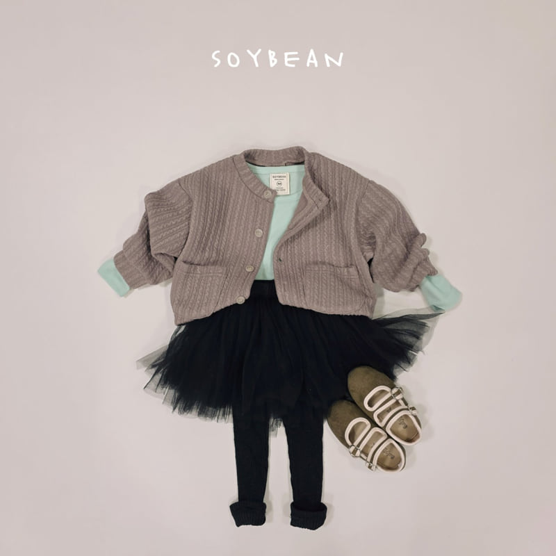 Soybean - Korean Children Fashion - #kidsshorts - Shasha Rib Skirt Leggings - 6