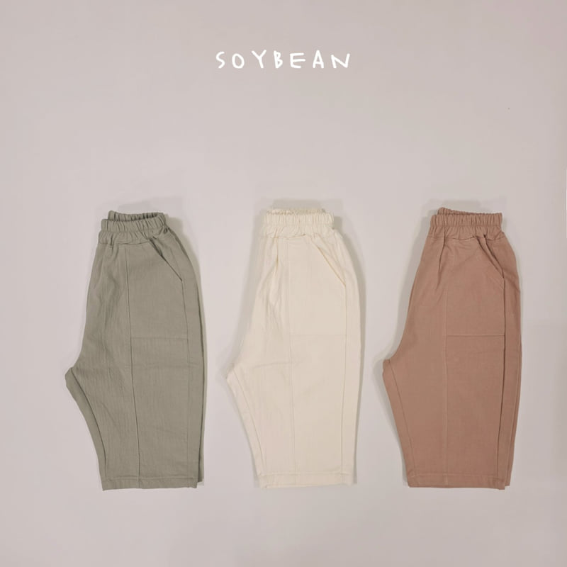 Soybean - Korean Children Fashion - #kidsshorts - Seam Basic Pants - 12