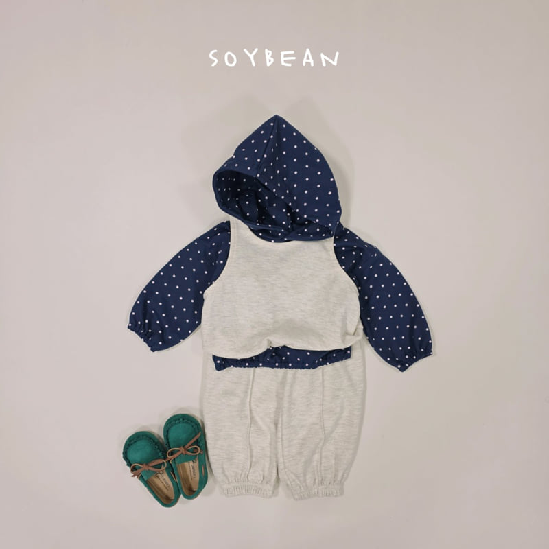Soybean - Korean Children Fashion - #kidsshorts - Volume Dot Hoodie - 11