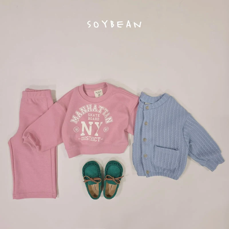 Soybean - Korean Children Fashion - #kidsshorts - Manhattan Crop Top Bottom Set - 6