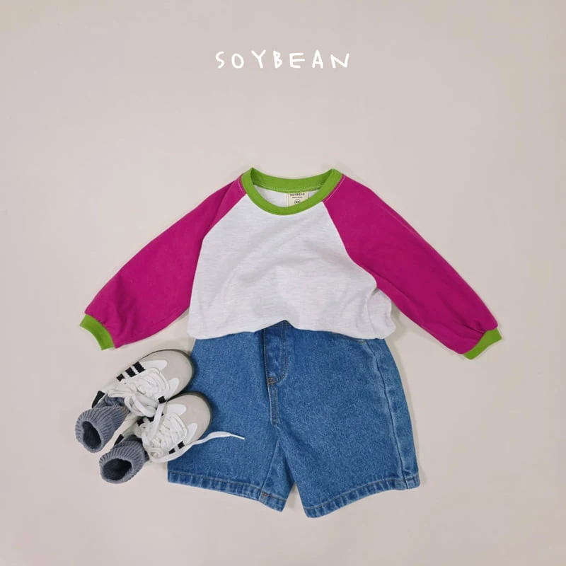 Soybean - Korean Children Fashion - #kidsshorts - Vintage Raglan Tee - 3