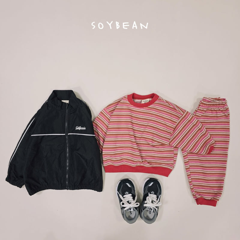 Soybean - Korean Children Fashion - #kidsshorts - Rainbow Top Bottom Set - 6