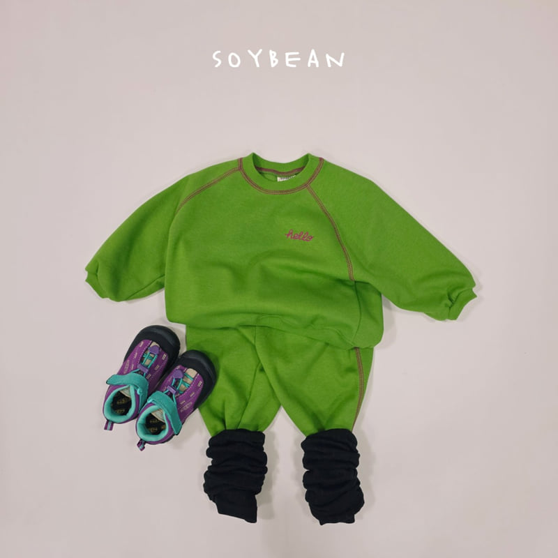 Soybean - Korean Children Fashion - #kidsshorts - Hello Stitch Top Bottom Set - 5