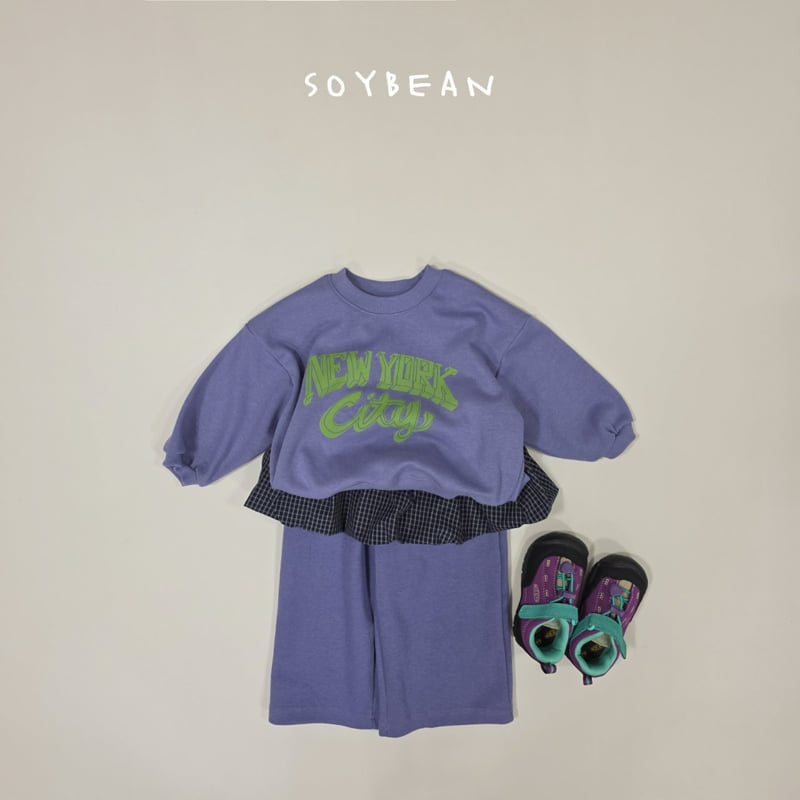 Soybean - Korean Children Fashion - #kidsshorts - Check Pumpkin Wide Pants - 9
