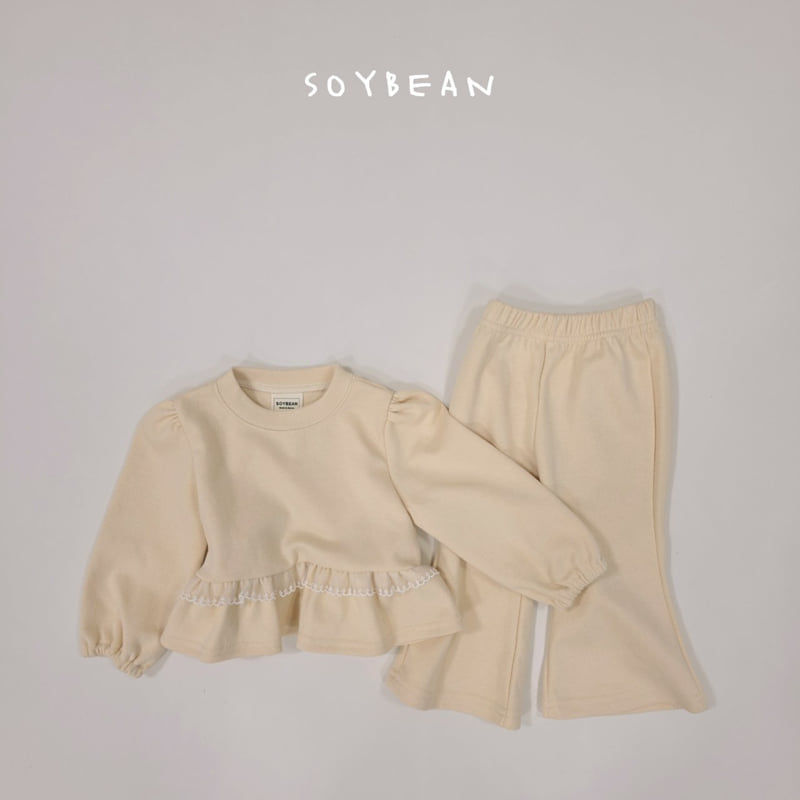 Soybean - Korean Children Fashion - #kidsshorts - Blossom Frill Top Bottom Set - 9