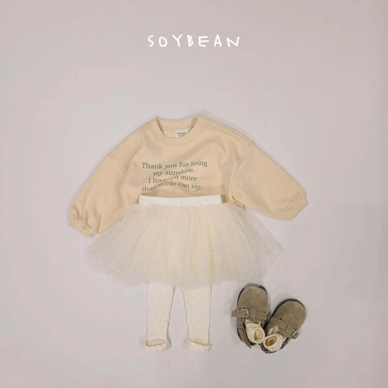 Soybean - Korean Children Fashion - #kidsstore - Shasha Rib Skirt Leggings - 7