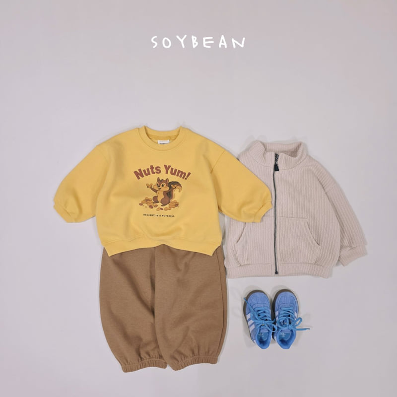 Soybean - Korean Children Fashion - #kidsstore - Nuts Squirrel Sweatshirt - 5