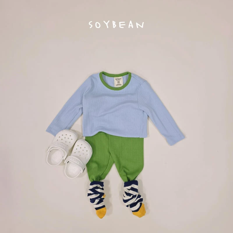 Soybean - Korean Children Fashion - #kidsstore - Two-Tone Rib Easywear - 3
