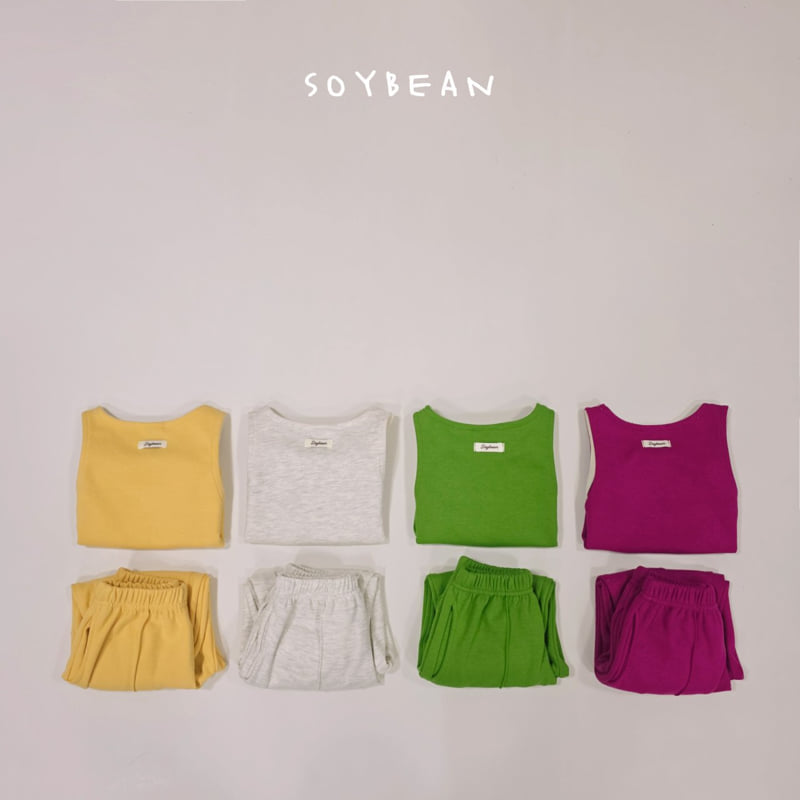 Soybean - Korean Children Fashion - #kidsstore - Layered Vest Jogger Set