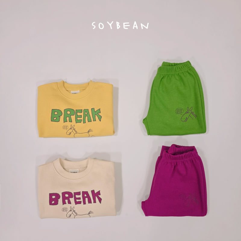 Soybean - Korean Children Fashion - #kidsstore - Let’s Run Horse Top Bottom Set - 9