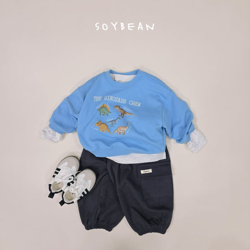 Soybean - Korean Children Fashion - #kidsstore - Dino Crew Sweatshirt - 3