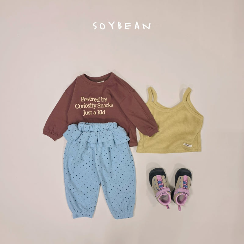 Soybean - Korean Children Fashion - #kidsstore - Dot Tiered Jogger Pants - 9
