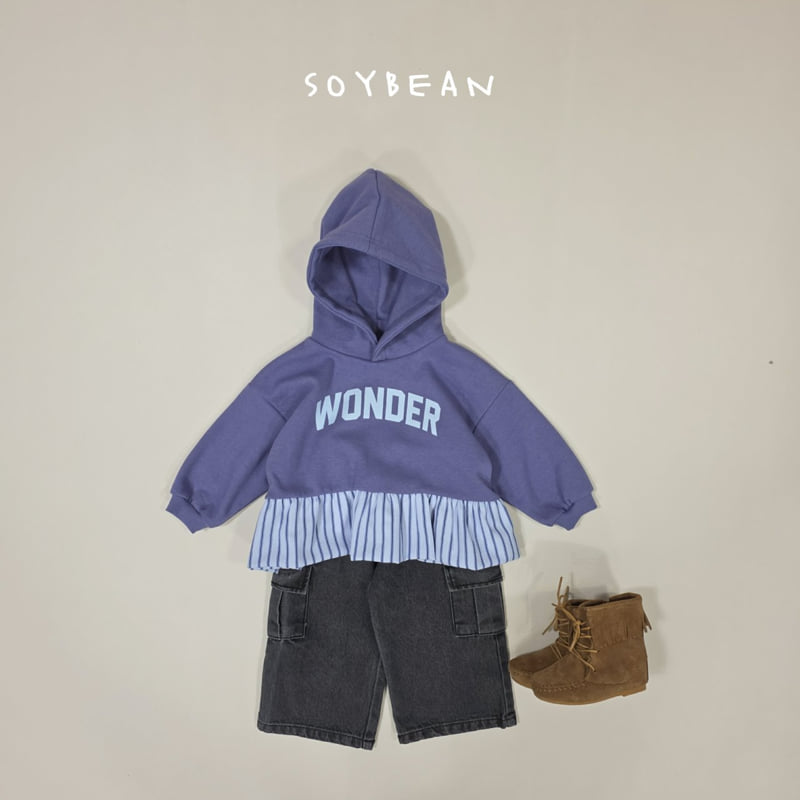 Soybean - Korean Children Fashion - #kidsstore - Cargo Denim Pants - 6