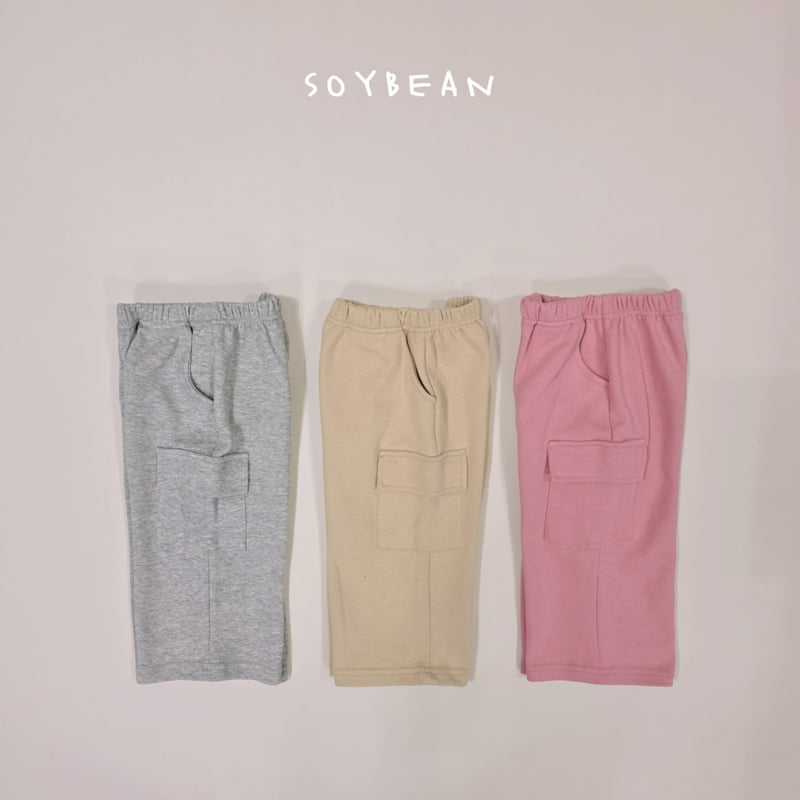 Soybean - Korean Children Fashion - #kidzfashiontrend - Wide Cargo Pants - 12