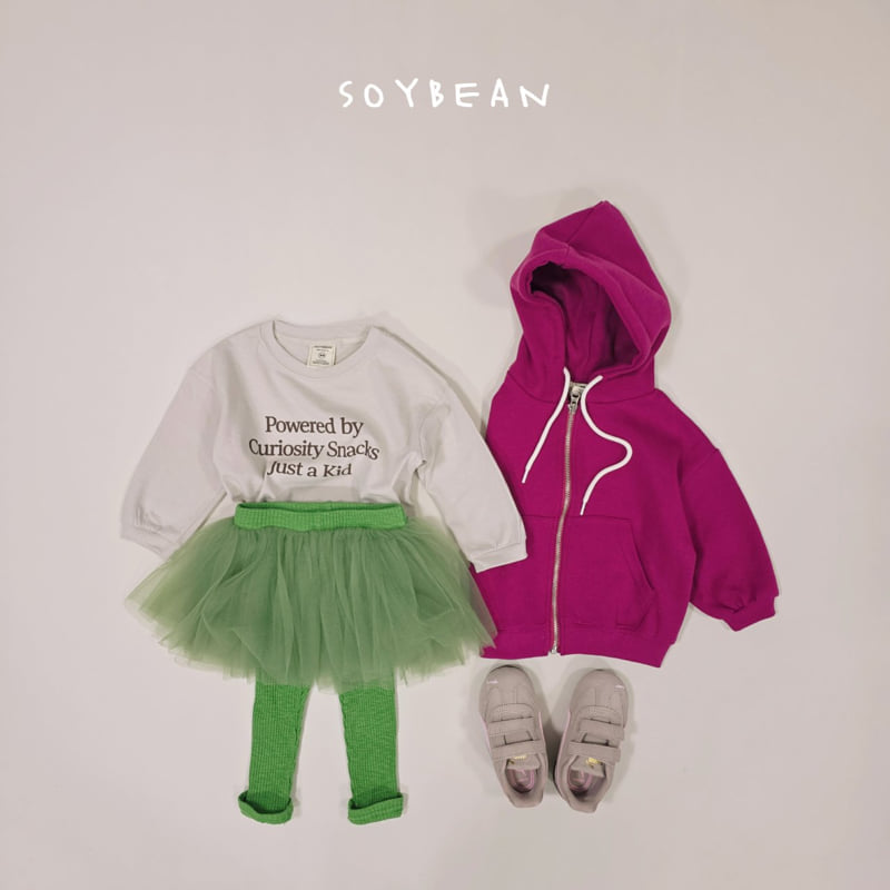 Soybean - Korean Children Fashion - #kidzfashiontrend - Shasha Rib Skirt Leggings - 8